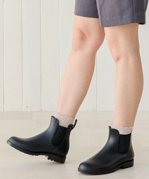 レインサイドゴアショートブーツ　SUN00706