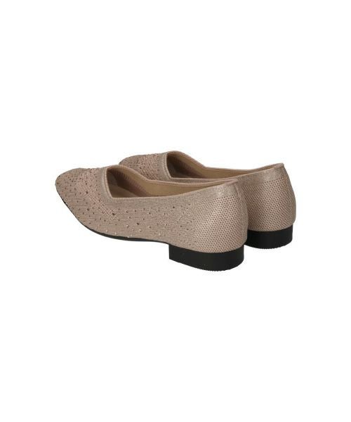 ビジュー付きニットフラットシューズ SE241617
