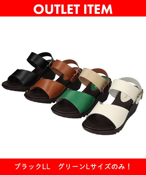 2WAY VカットウェッジサンダルSG241420