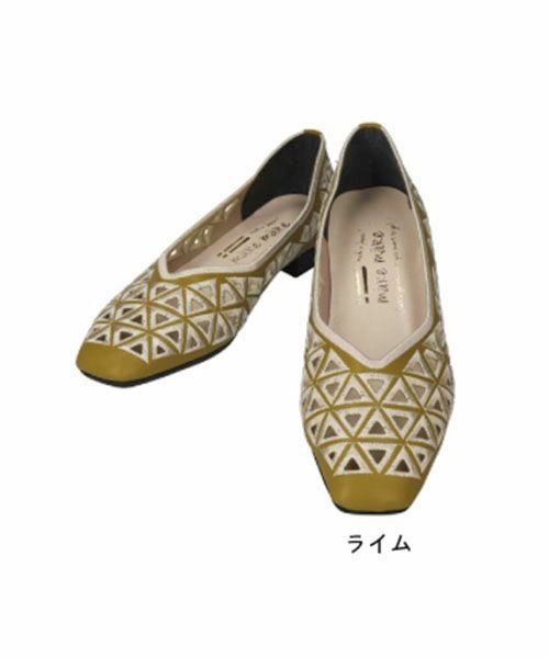刺繍カットワークフラットシューズSE251606