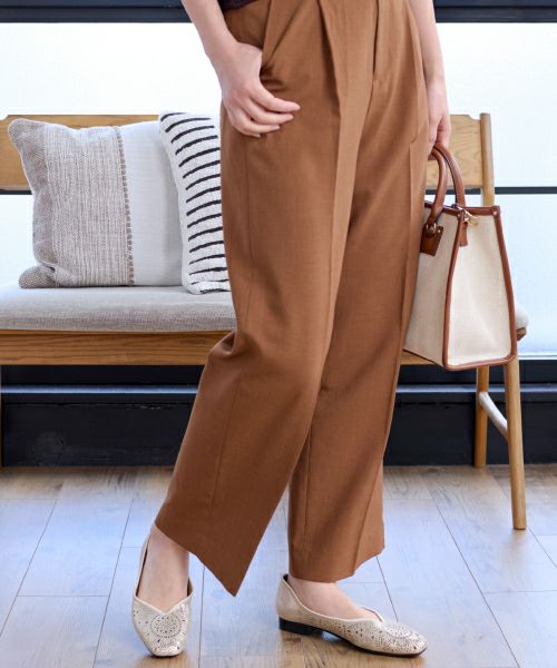 カットワークメタフラットシューズSE251626