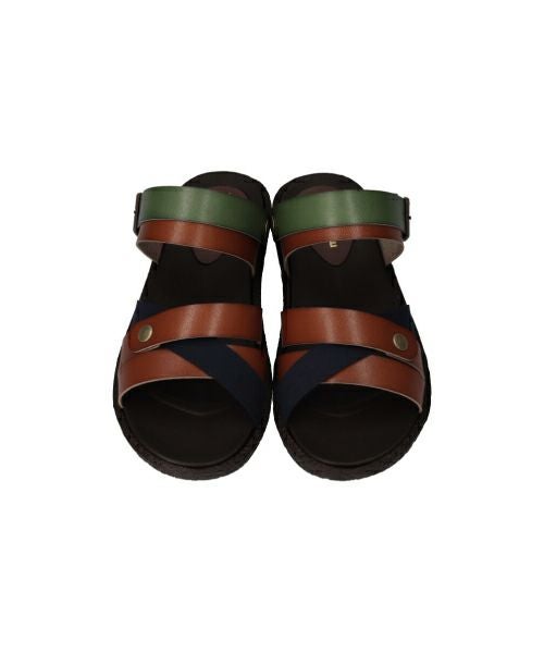 スエードコンビ手染めサンダル MD251805