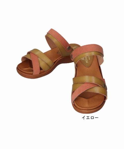 2WAYスエードコンビ手染めサンダルHP251417
