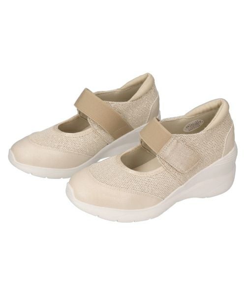 ゴムベルトラメコンフォートシューズ　IC251345