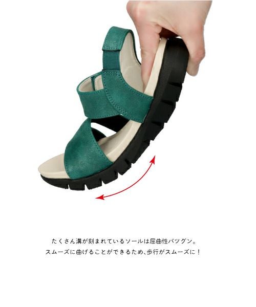 エアロラメサンダル KLZ251401 | 痛くなりにくいサンダルの通販