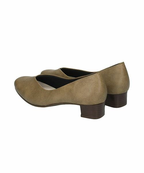 防水VカットパンプスMD222505-OL
