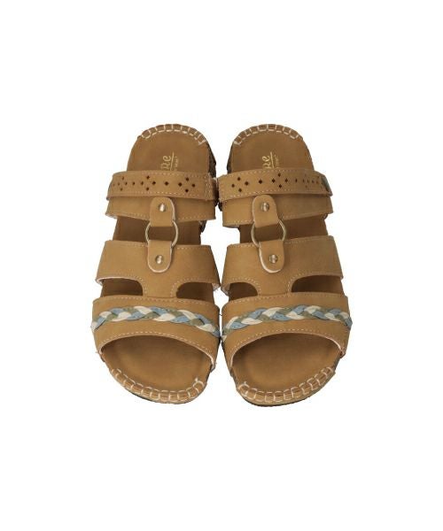 2WAY三つ編みコンフォートサンダル KH251415