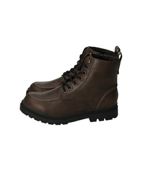 防水モカ付きレースアップブーツKLZ252727
