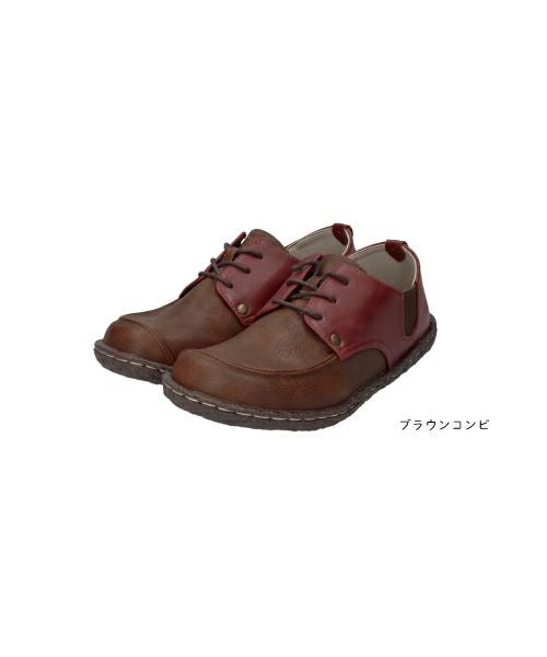 サイドゴア紐コンフォートシューズ KLZ252340
