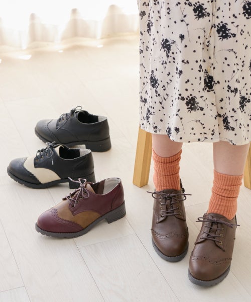  防水防滑ウィングチップコンフォートシューズKLZ252310