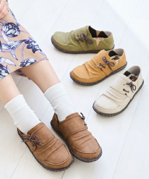 サイドリボンコンフォートシューズ KLZ00303 | コンフォートの通販