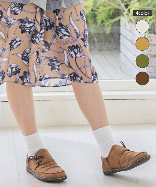 サイドリボンコンフォートシューズ KLZ00303 | コンフォートの通販