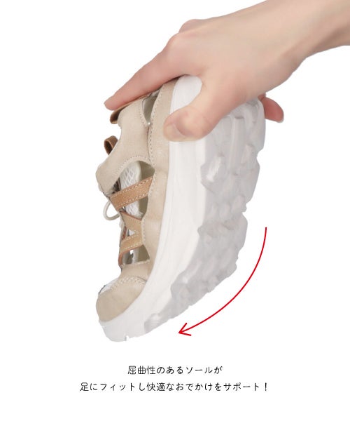 エアロメッシュ透かしスニーカーIC261101