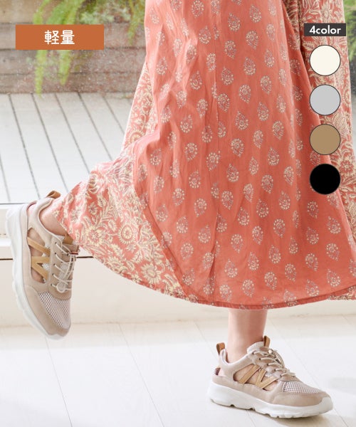 エアロメッシュ透かしスニーカーIC261101