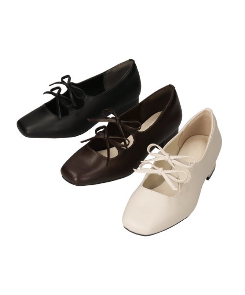ダブルリボンパンプスTH261501