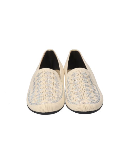 ビジューニットフラットシューズSE261630