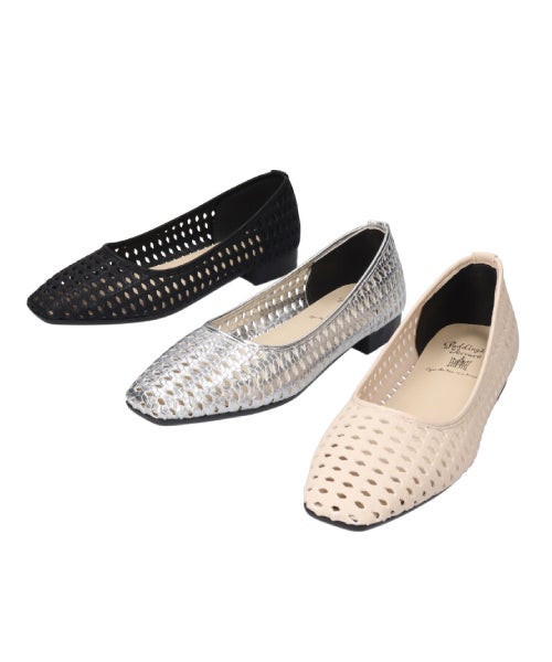 カットワークフラットシューズSE261631
