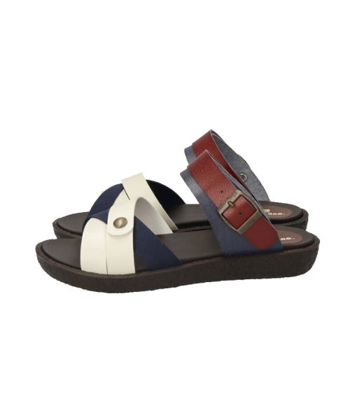 スエードコンビ手染めサンダル MD261807