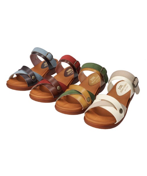 手染め2WAYスエードコンビサンダルHP261417