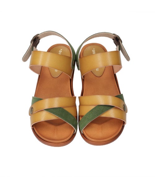 手染め2WAYスエードコンビサンダルHP261417