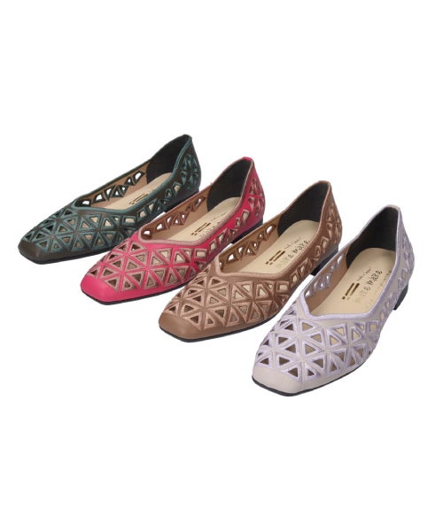 さんかく刺しゅうフラットシューズSE261606
