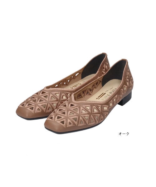 さんかく刺しゅうフラットシューズSE261606