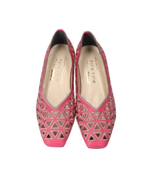 さんかく刺しゅうフラットシューズSE261606