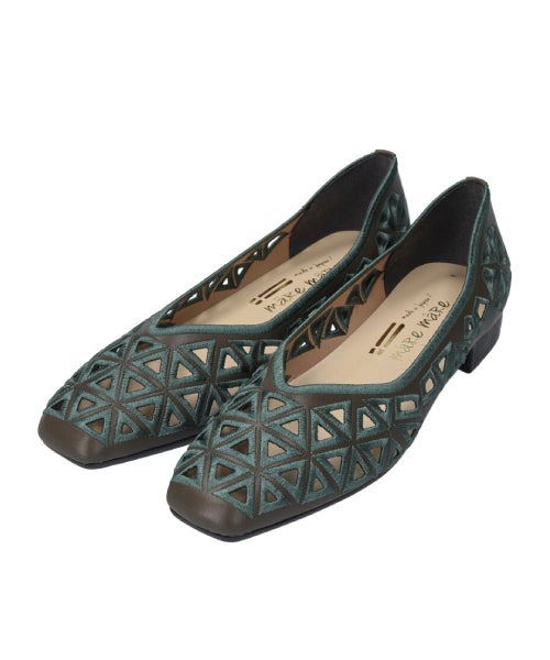 さんかく刺しゅうフラットシューズSE261606