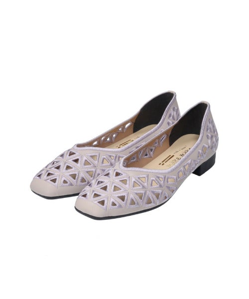 さんかく刺しゅうフラットシューズSE261606