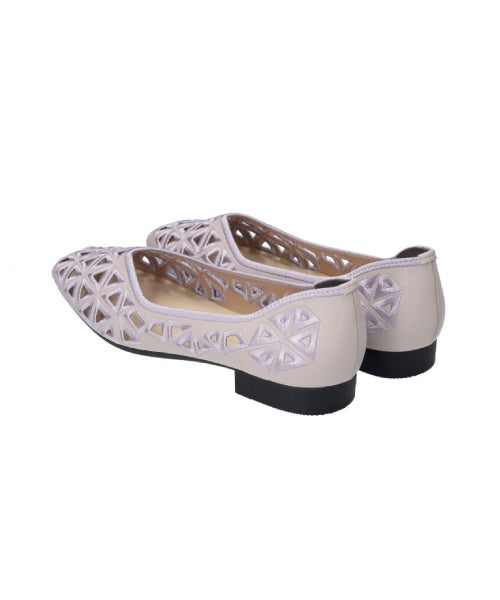 さんかく刺しゅうフラットシューズSE261606