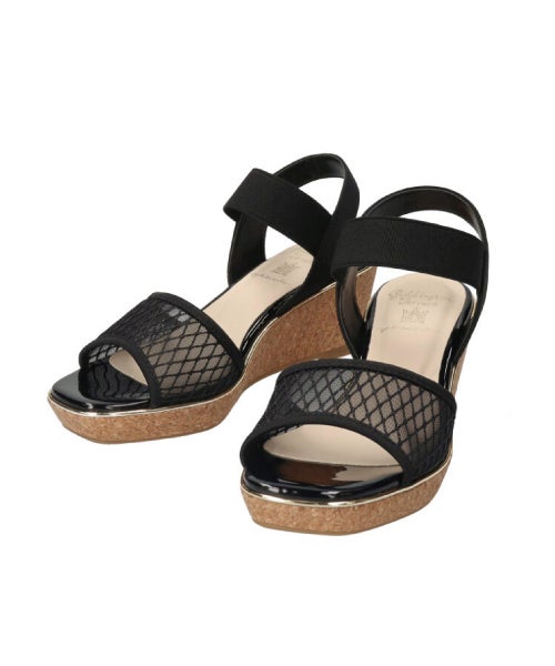 メッシュウェッジサンダルMY505