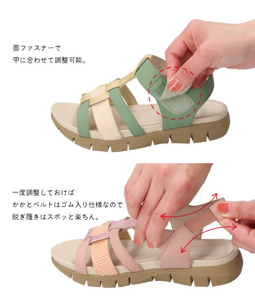 エアロカラフルサンダル KLZ261408